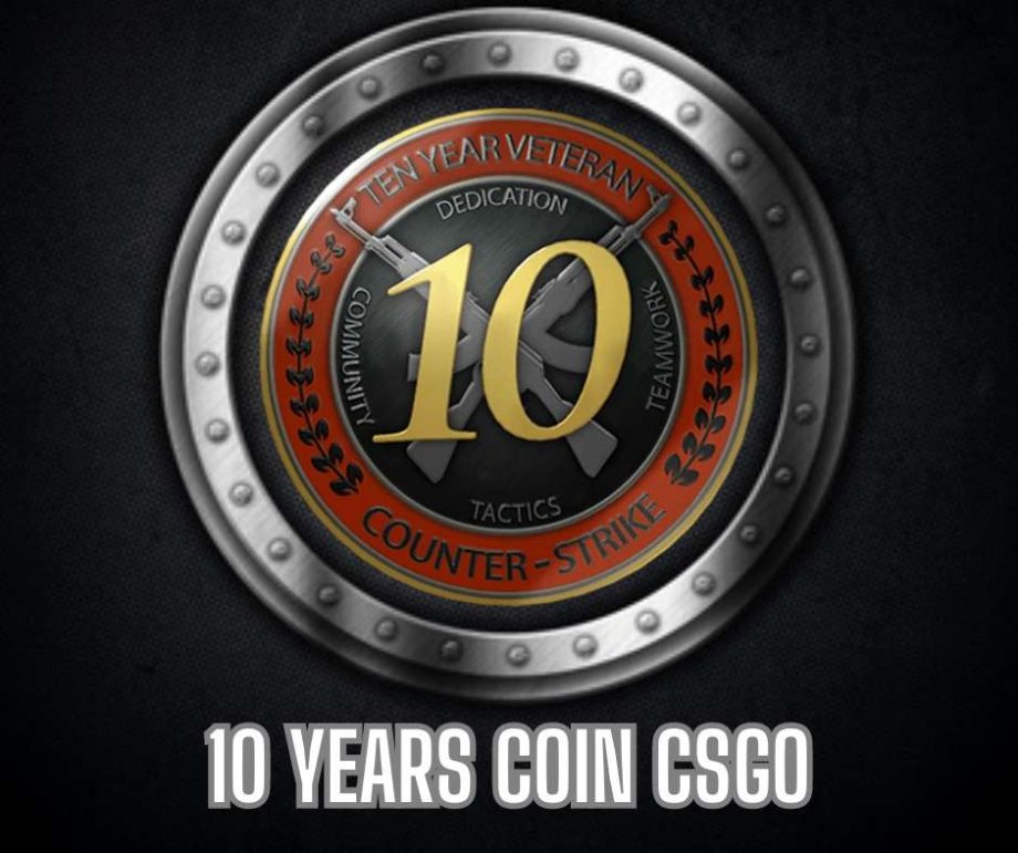 10 years coin csgo accoint