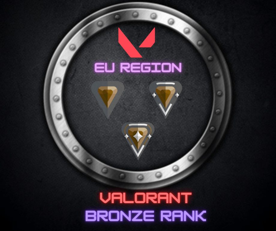 Valorant EU bronze rank account