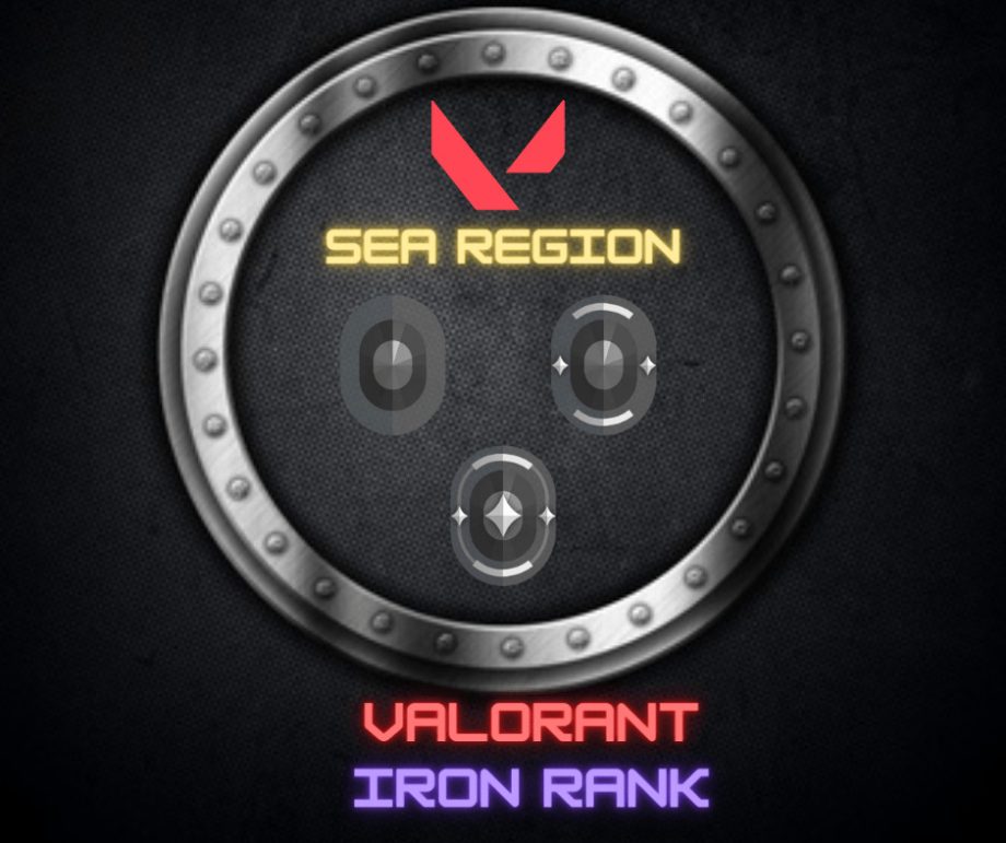 Valorant SEA iron rank account
