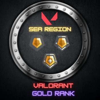 valorant SEA gold rank account