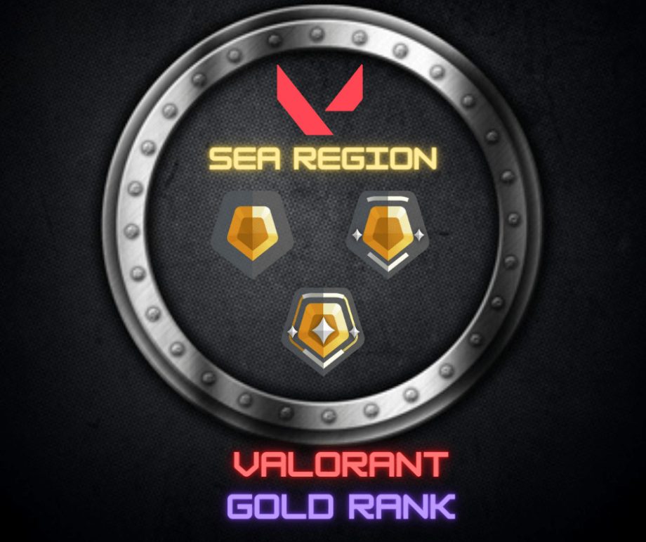 valorant SEA gold rank account
