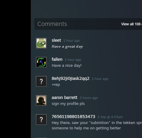 Steam Comment Service 